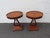 Mahogany Harp Side End Tables a Pair 6665 For Sale - Image 12 of 16