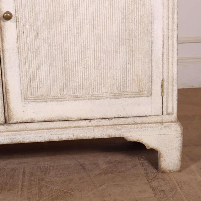 White Swedish Painted Bookcases, Set of 2 For Sale - Image 8 of 14