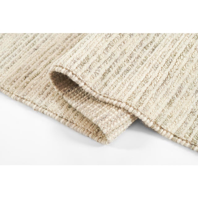 Momeni Jax Light Grey Hand Woven 2'3" X 8' Runner For Sale - Image 9 of 10