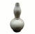 Asian Modern Long Neck White Ceramic Vase For Sale - Image 4 of 4
