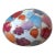 Abstract Modern Painted Ceramic Egg For Sale