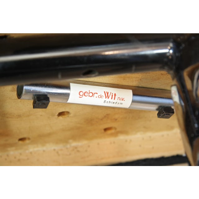 Textile Dutch Desk Chair by Toon de Wit for Gebr. de Wit, 1960s For Sale - Image 7 of 10