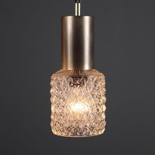 Three-Light Pendant Lamp, 1960s For Sale - Image 4 of 10