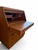 Brown 1960s Danish Modern Dyrlund Teak Drop-Front Secretary Desk & Vanity For Sale - Image 8 of 11