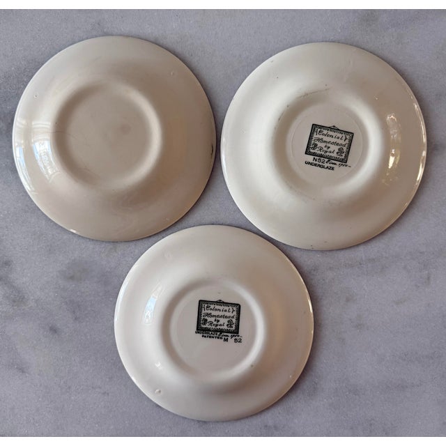 Vintage Royal China Colonial Homestead Green Dinnerware - 13 Pieces For Sale In Austin - Image 6 of 12