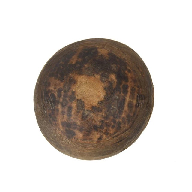 Wood Early 20th Century Nupe Wood Bowl Nigeria For Sale - Image 7 of 7
