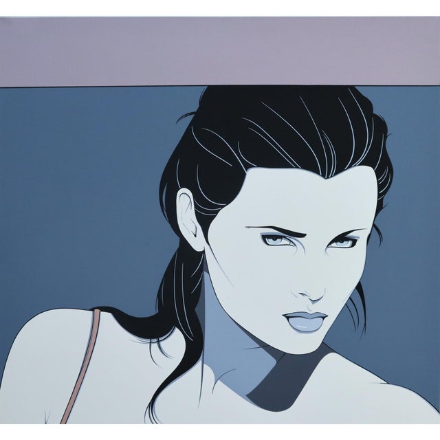 American 1980s American Original Serigraph Poster - Woman (Dakota) Nc14 - Patrick Nagel, Published by Mirage Editions For Sale - Image 3 of 3