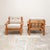 Yngve Ekström 1970s Baltic Pine Brutalist Scandinavian Armchairs For Sale - Image 4 of 8