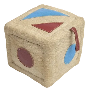 Vintage Cube Therapeutic Toy by Renate Müller for H. Josef Leven, Sonneberg, 1960s