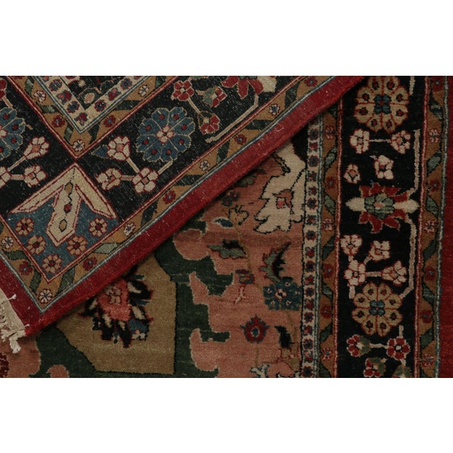 Rug & Kilim’s Persian Style Rug in Pink With Polychromatic Floral Patterns For Sale - Image 10 of 10