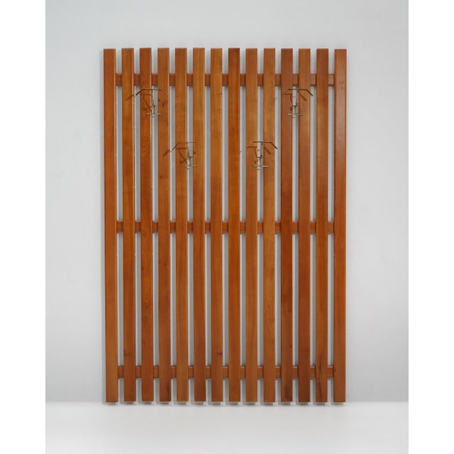 Mid-Century Modern Wall-Mounted Coat Rack by Gianfranco Frattini, 1950s For Sale - Image 3 of 14