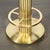 Mid-Century Modern Mid-Century Designed for Leisure Fluted & Cream Upholstered Brass Counter Stool For Sale - Image 3 of 10