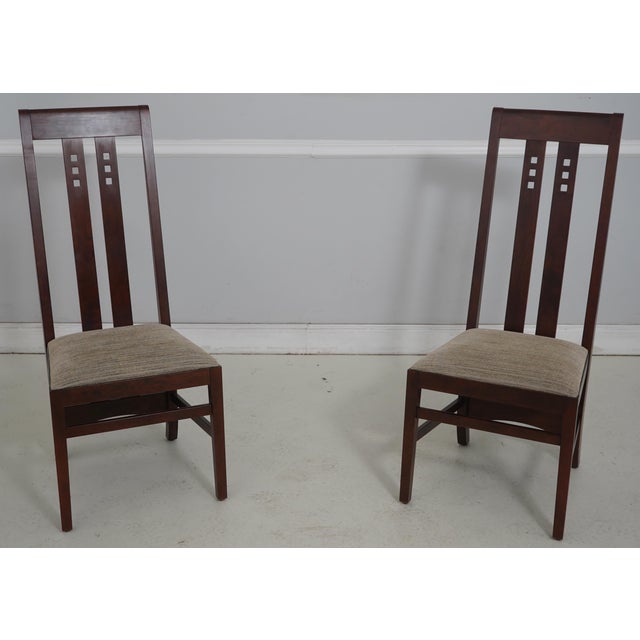 Set of 8 Stickley Mackintosh Dining Chairs For Sale - Image 12 of 18