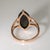 Metal 4.1Ct Black Opal Ring With Earth Mined Diamonds Accents: Solid 14k Gold, Size 6.75 For Sale - Image 7 of 8