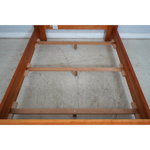 2010s Stickley Craftsmen Queen Size Cherry Arts & Crafts Bed For Sale - Image 5 of 12