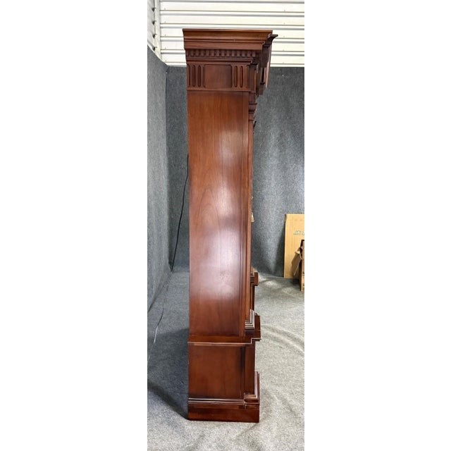 Wood Vintage Hickory Chair William E. Poole Collection China Cabinet For Sale - Image 7 of 14