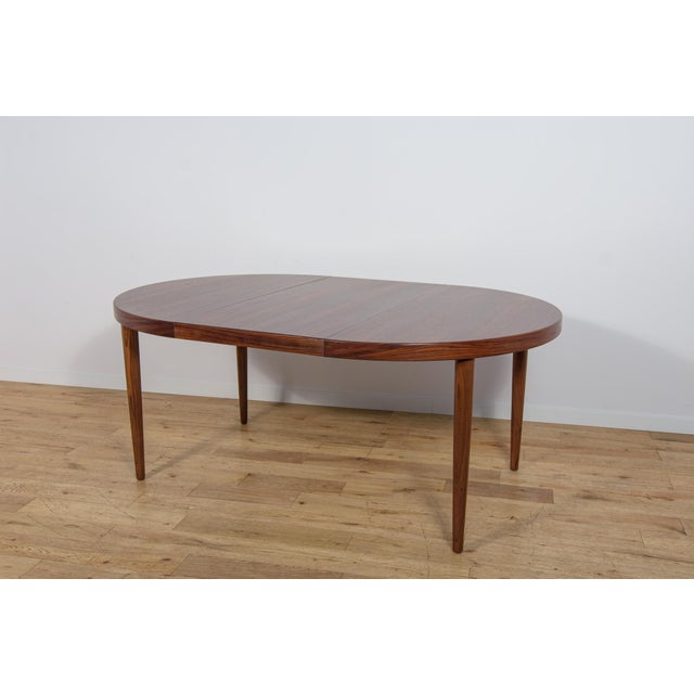 Mid-Century Extendable Rosewood Dining Table from Feldballes Møbelfabrik, Denmark, 1960s For Sale - Image 7 of 17