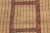 Made with handwoven reed and camel leather in Mauritania circa 1950-1960, this 4x4 vintage square Tuareg mat is an...