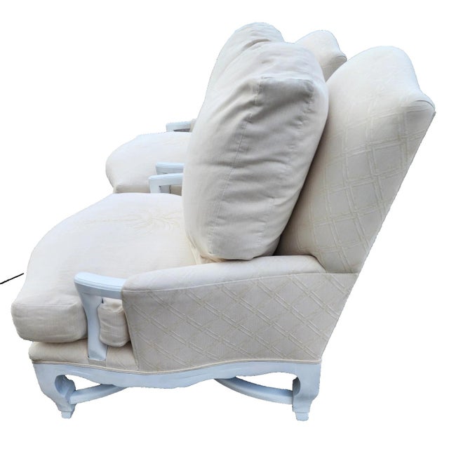 1990s A. Rudin Palm Beach Regency Lounge Chairs Pair For Sale - Image 10 of 16