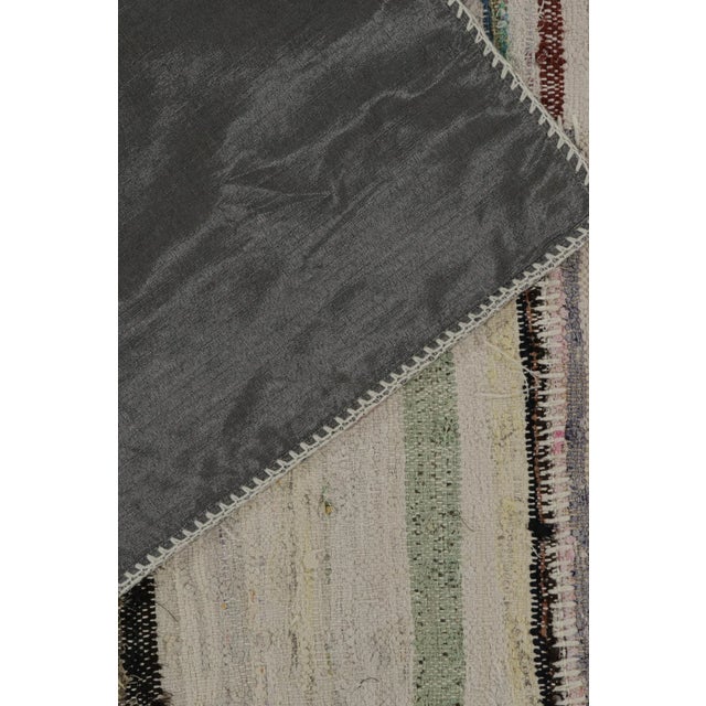 Textile Rug & Kilim’s Patchwork Kilim in Polychromatic Stripes For Sale - Image 7 of 7