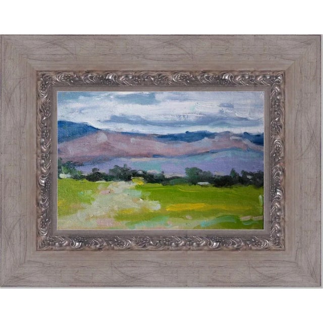 Abstract Genoa Hills, Nevada (Original Plein Air Landscape Oil Painting) For Sale - Image 3 of 6