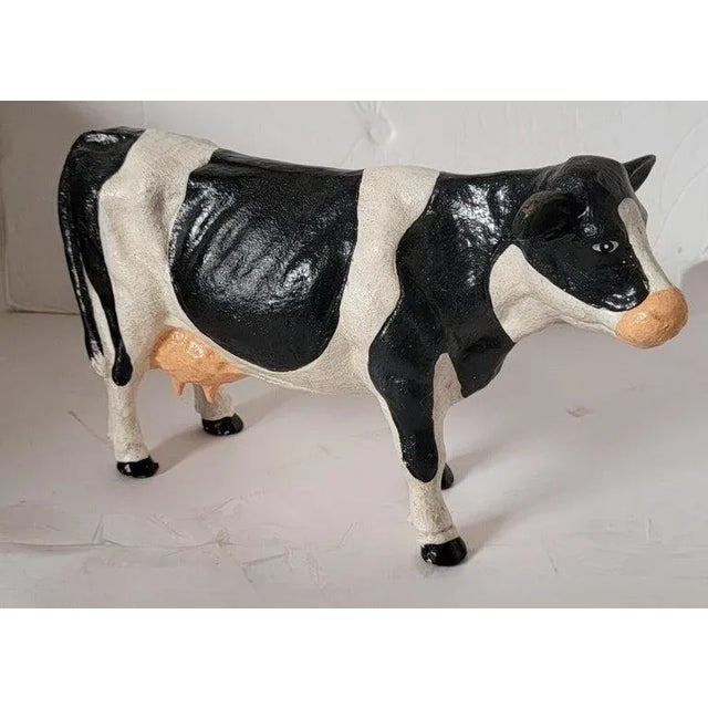 20th Century Full Body Cow Door Stop For Sale - Image 4 of 6