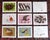Vintage Charley Harper Modernist Abstracted Bird Lithographs (7.6" X 6.3") - Set of 9 For Sale - Image 10 of 10