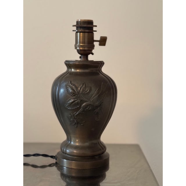 Art Deco Bronze Table Lamp from Stjärnmetall, 1930s For Sale - Image 3 of 11