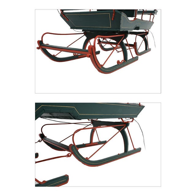 Large Wooden Sled, 1800s For Sale - Image 3 of 10