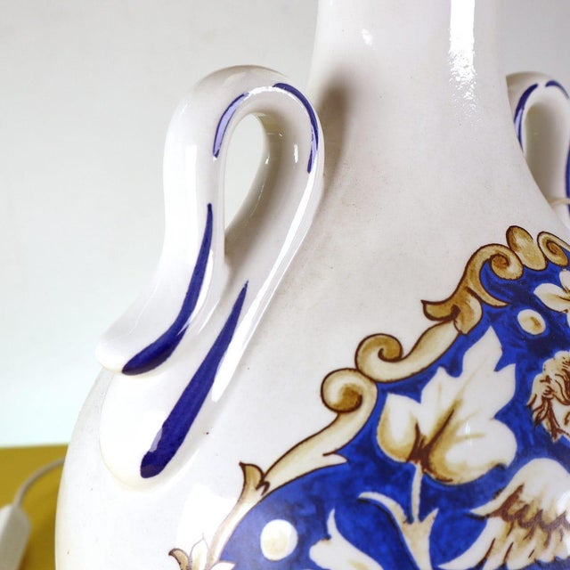 Ceramic Table Lamp from Bassano For Sale - Image 3 of 11