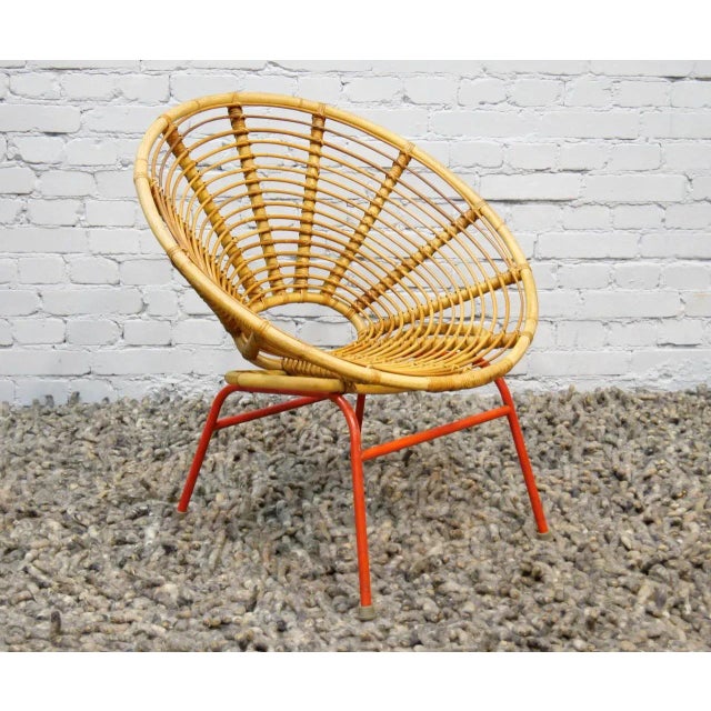 Bamboo Chair from Rohé Noordwolde, The Netherlands, 1950s For Sale - Image 9 of 18