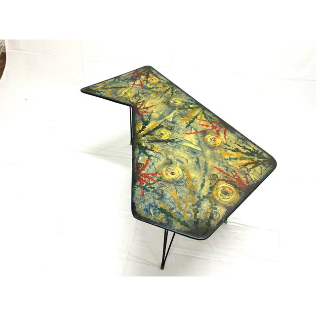 Black Coffee Table, 1950s For Sale - Image 8 of 17