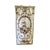 Textile Aubusson Embroidered Tapestry on Vintage Brass Pole With Neoclassical Floral Medallion Motif For Sale - Image 7 of 11