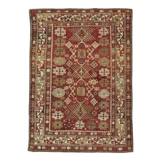 Galerie Shabab Collection Early 20th Century Caucasian Kuba Throw Rug For Sale