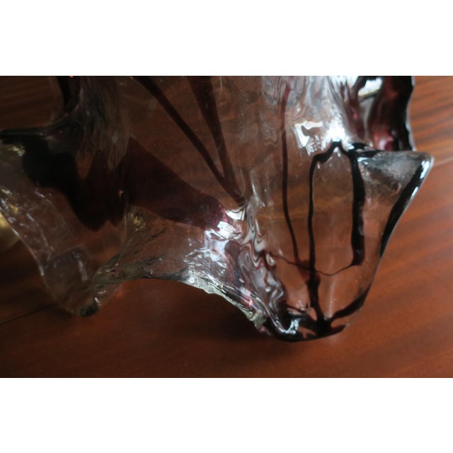 Large Art Glass Pendant Light by Pertti Santalahti for Humppila, 1960s For Sale - Image 6 of 14