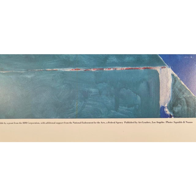 1980s Museum of Contemporary Art Richard Diebenkorn Exhibition Poster For Sale - Image 4 of 4