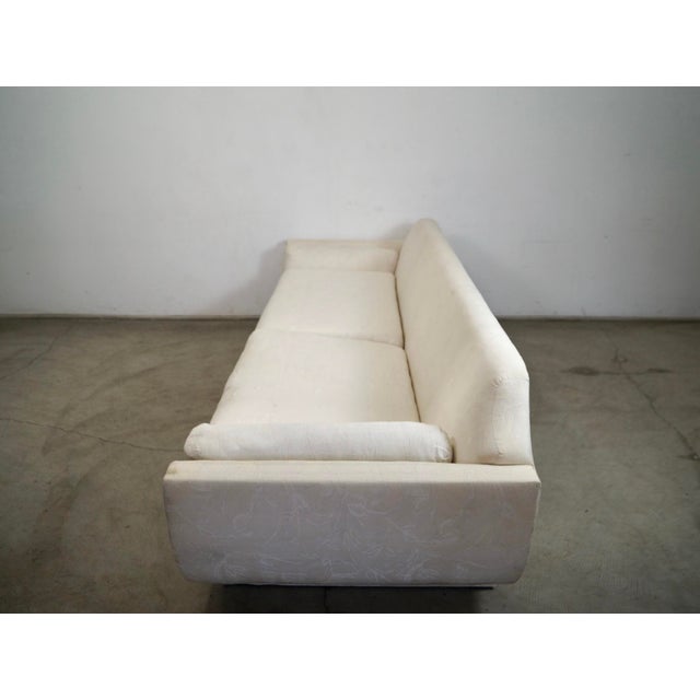 1960’s Hollywood Regency Mid-Century Modern Long Gondola Sofa For Sale - Image 9 of 12