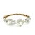 Victorian Victorian 14K Gold & Platinum Pearl and Diamond Bangle Bracelet, 2.20 Carat For Sale - Image 3 of 12