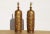 1960s Gorgeous Golden Mid-Century Brutalist Cut-Out Large Ceramic Table Lamps - A Pair For Sale - Image 4 of 17