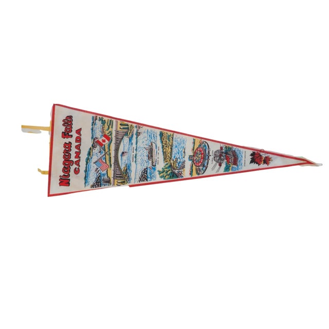 American Niagara Falls Canada Felt Flag Pennant For Sale - Image 3 of 3