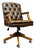 English Chesterfield President Desk Chair For Sale