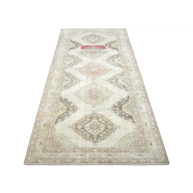 1960s 1960s Turkish Oushak Rug For Sale - Image 5 of 7