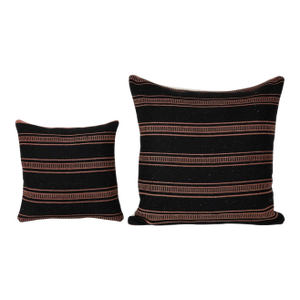 Striped Wool Cushion Cover - A Pair