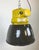 Industrial Yellow Explosion Proof Lamp with Black Enameled Shade from Elektrosvit, 1990s For Sale - Image 6 of 18