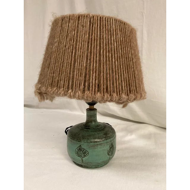 Ceramic Ceramic Lamp by Jacques Lin, 1950 For Sale - Image 7 of 7