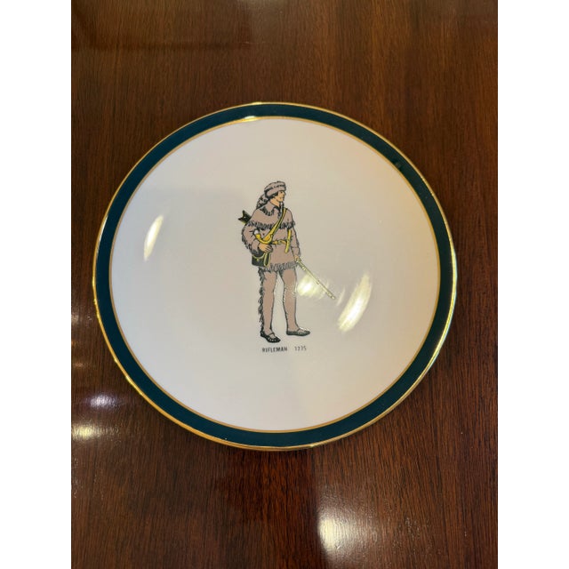 Cream Mid 20th Century United States Ceramic Co. Plates For Sale - Image 8 of 12