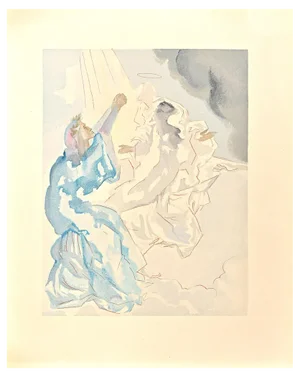 Salvador Dalì, In the Heaven of Mercury, Woodcut Print, 1963