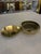 Elegant mid-century Italian brass box with matching lid, defined by its softly rounded profile and warm golden patina. The...