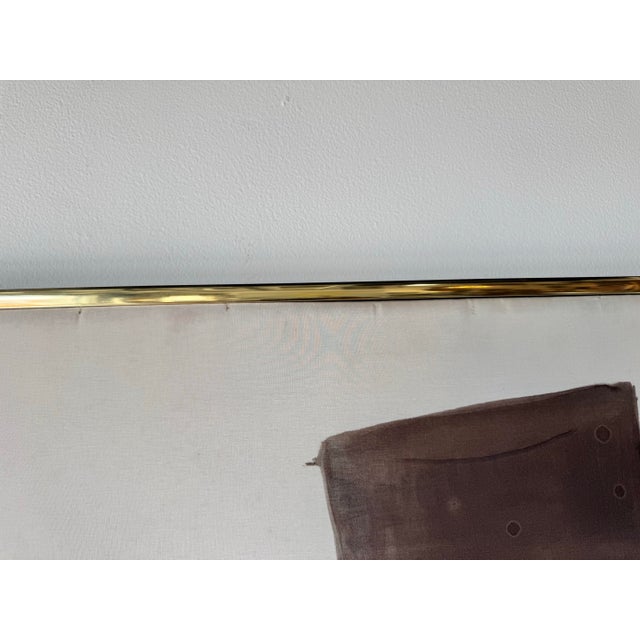 1980s Vintage Postmodern Woman Portrait Batik Painting by Robert Badis For Sale - Image 11 of 12