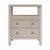 Spritely Home Accent Furniture Nora 21 in. W Rectangular Wood 2 Drawer Nightstand with Open Shelf, Antique Taupe For Sale - Image 4 of 8